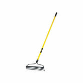 Truper Pro Garden Rake With 16 Teeth And Fiberglass Handle 152Cm.